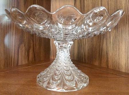 Heavy Drape 8" Open Compote