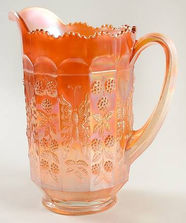 Butterfly and Berry Golden (Marigold) 56 Oz Pitcher