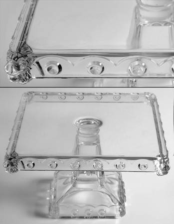 Atlanta (Line #500) 9" Diameter Pedestal Cake Stand