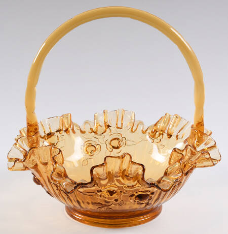 Rose Amber #9235/9237 Rose 8" Basket
