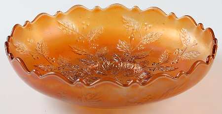 Holly Marigold 8" Round Bowl