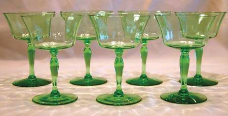 869 Green Champagne/Tall Sherbet
