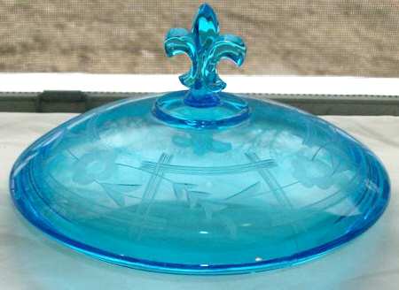 Arbor Blue Lid for 3-Part Candy Box