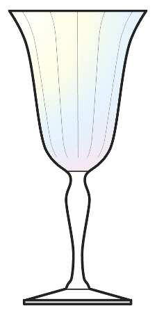 Mother of Pearl (Stem 877) by Fostoria