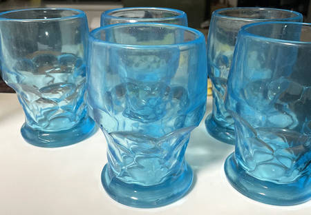 Georgian Blue 14 Oz Flat Tumbler