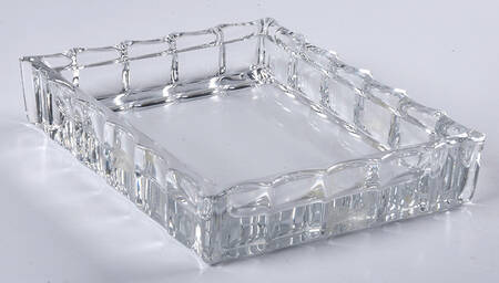 Coin Glass Gold Decoration (Stem 1372) Cigarette Box No Lid