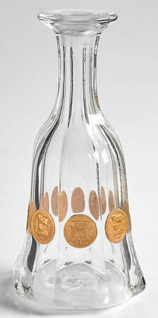 Coin Glass Gold Decoration (Stem 1372) Decanter No Stopper