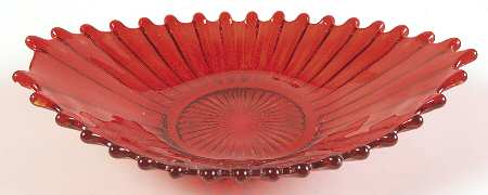 Heirloom Ruby 8" Oval Bon Bon Plate