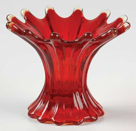 Heirloom Ruby 3" Candleholder