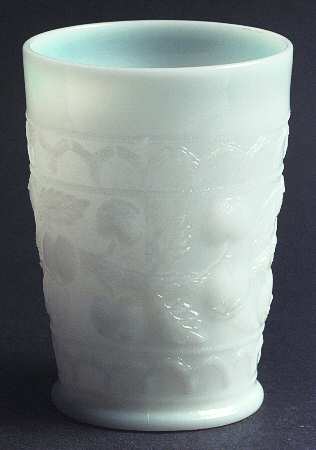 Apple Tree Milk Glass by Fenton