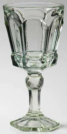 Virginia Light Green Wine Glass