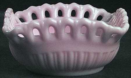 Randolph Pink (Peach) 6" Square Nappy