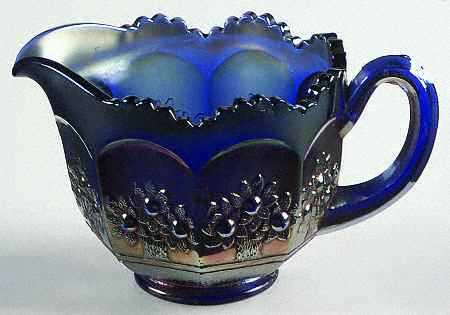 Orange Tree Blue (Carnival) Creamer