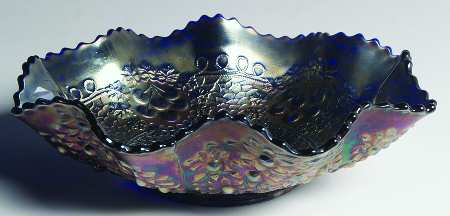 Cherry Chain Blue (Carnival) 10" Round Bowl