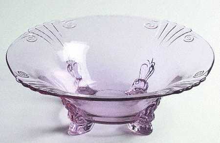 2470 Wisteria 11" 4-Toed Footed Bowl