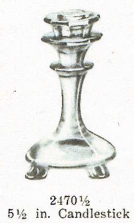 2470 Wisteria 5" Single Light Candlestick