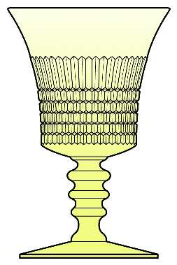 Lincoln Inn Topaz Water Goblet