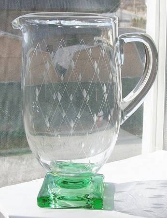 New Yorker Green Pitcher