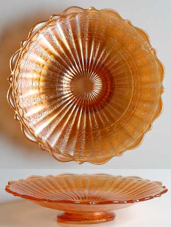 Stippled Rays Marigold 7" Decorative Plate