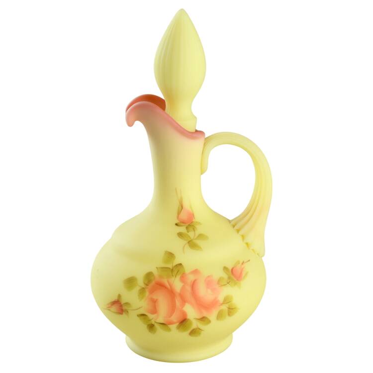 Rose Burmese Cruet & Stopper