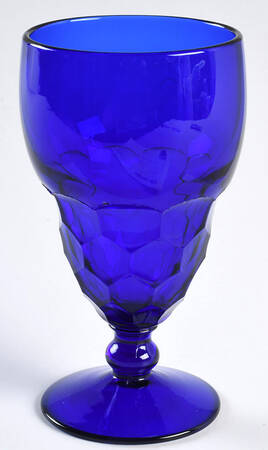 Georgian Cobalt Blue Footed Tumbler by Fenton
