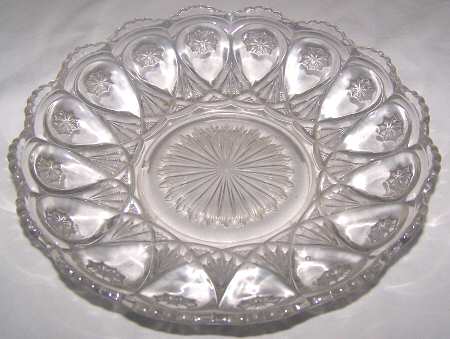 Louise Clear 9" Shallow Round Bowl