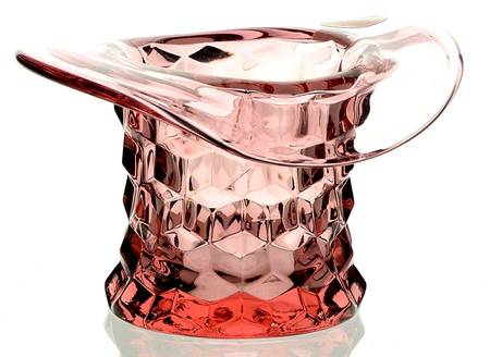 American Clear (Stem 2056) 3" Pink Topper (Top Hat)