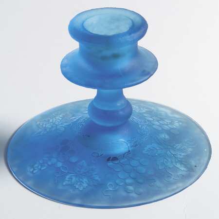 Grape Blue (Brocade) 3" Single Light Candlestick