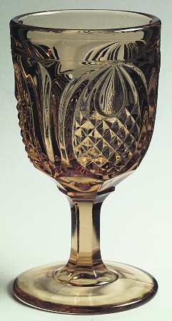 Pineapple Yellow Water Goblet