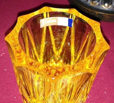 Facets Gold 3" Single Light Candlestick