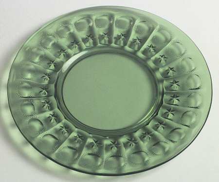 Priscilla Green Luncheon Plate