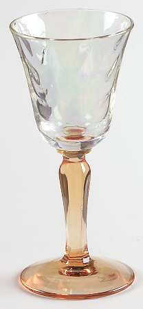 5093 Amber (Iridescent) Cordial Glass