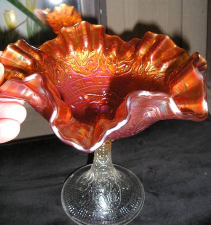 Persian Medallion Marigold (Carnival) Large Comport