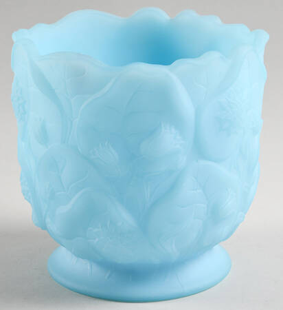 Blue Satin Jardiniere
