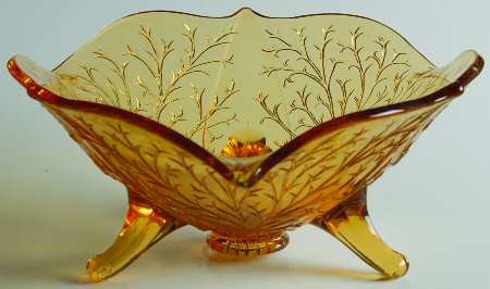 Silvertone Amber by Fenton