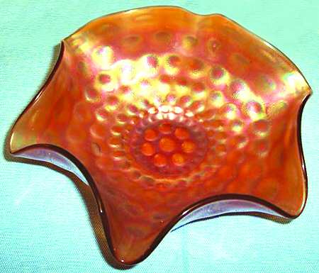 Coin Dot Marigold Crimped Bowl
