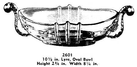 Lyre (Giftware) 10" Oval Bowl