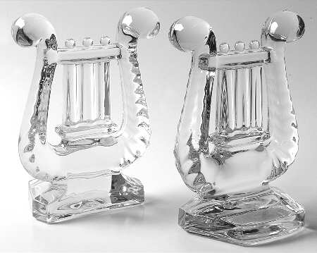 Lyre (Giftware) (Set of 2) Bookends
