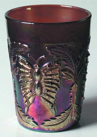 Butterfly and Fern Amethyst (Carnival, Older)