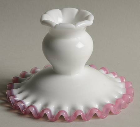 Apple Blossom Crest 3" Single Light Candlestick