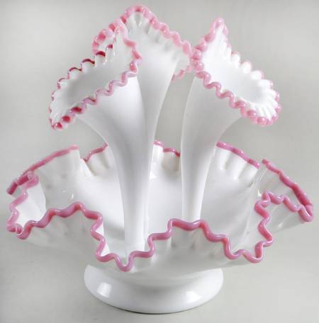 Apple Blossom Crest #7308 4 Piece Epergne Set