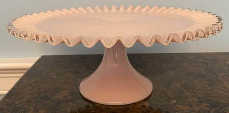Silver Rose Cake Stand