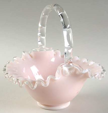Silver Rose #7237/203 Crests 7" Basket