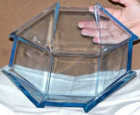 2402 Blue 9" Round Bowl