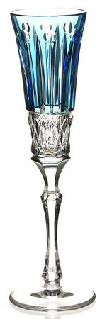 Xenia Sky Blue Fluted Champagne