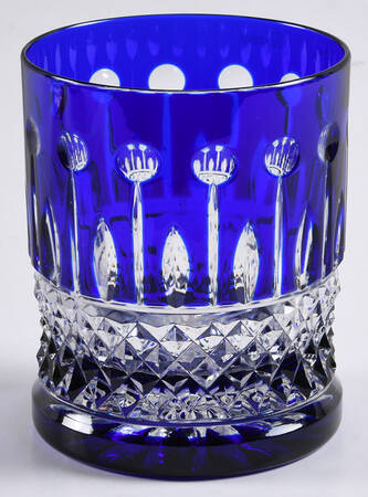 Xenia Cobalt Blue Double Old Fashioned