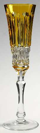Xenia Yellow Fluted Champagne