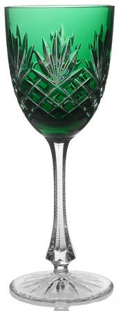 Odessa Green Water Goblet