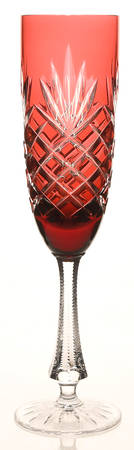 Odessa Red Fluted Champagne