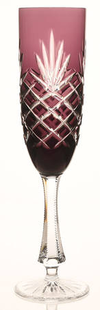 Odessa Amethyst Fluted Champagne